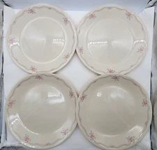 Set Of 4 - Corelle English Breakfast Dinner Plates 10 1/4"