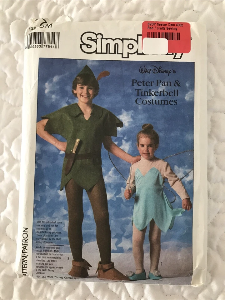 McCall Simplicity Costume Patterns Peter Angel Animals Pirate Adult Kid Lot of 5 - Image 2 of 4