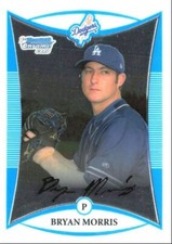 2008 Bowman Chrome Prospects Bryan Morris 2 Los Angeles Dodgers #BCP148