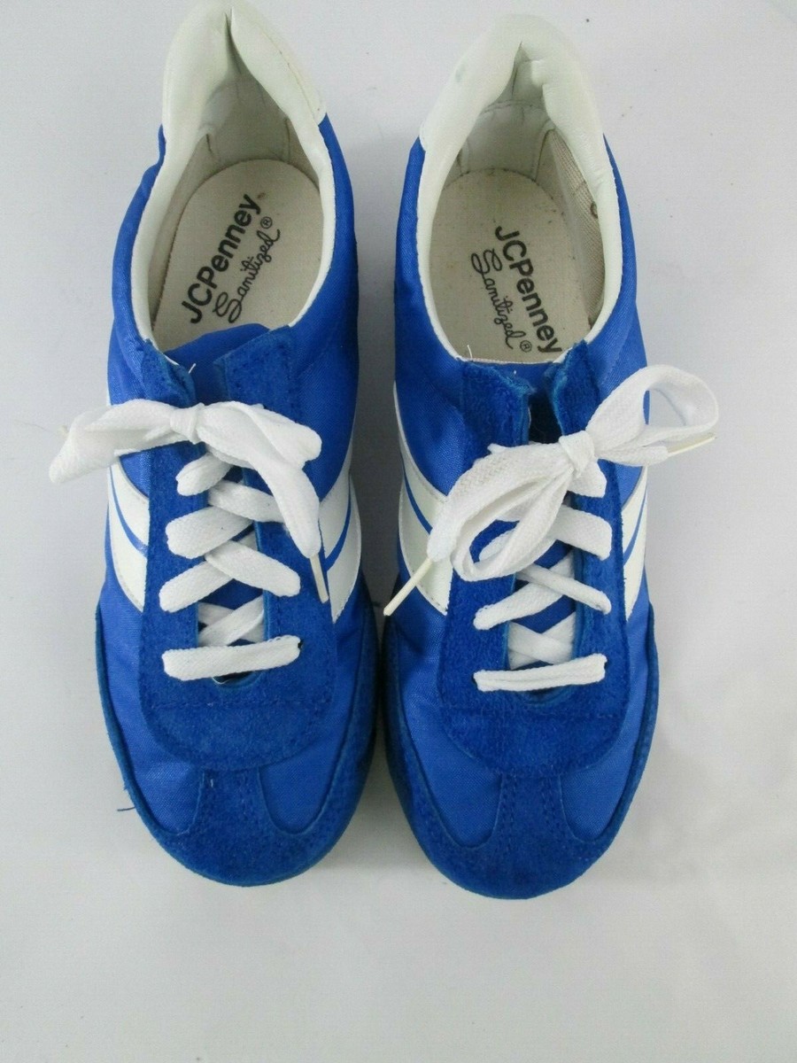 Vintage 80's JC Penney Sanitized Tennis Shoes Sneakers Track
