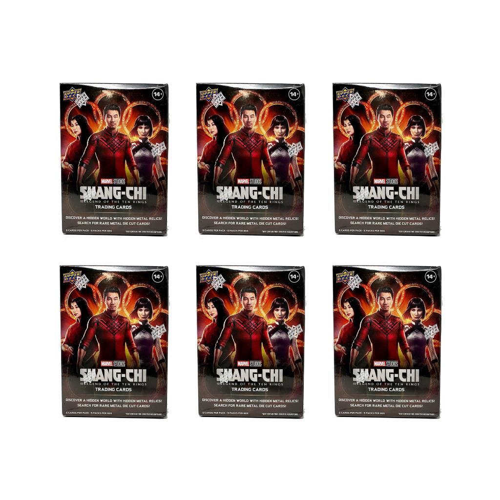 Upper Deck UD Marvel Shang-Chi Legend of the Ten Rings Lot of 6 Blaster Boxes