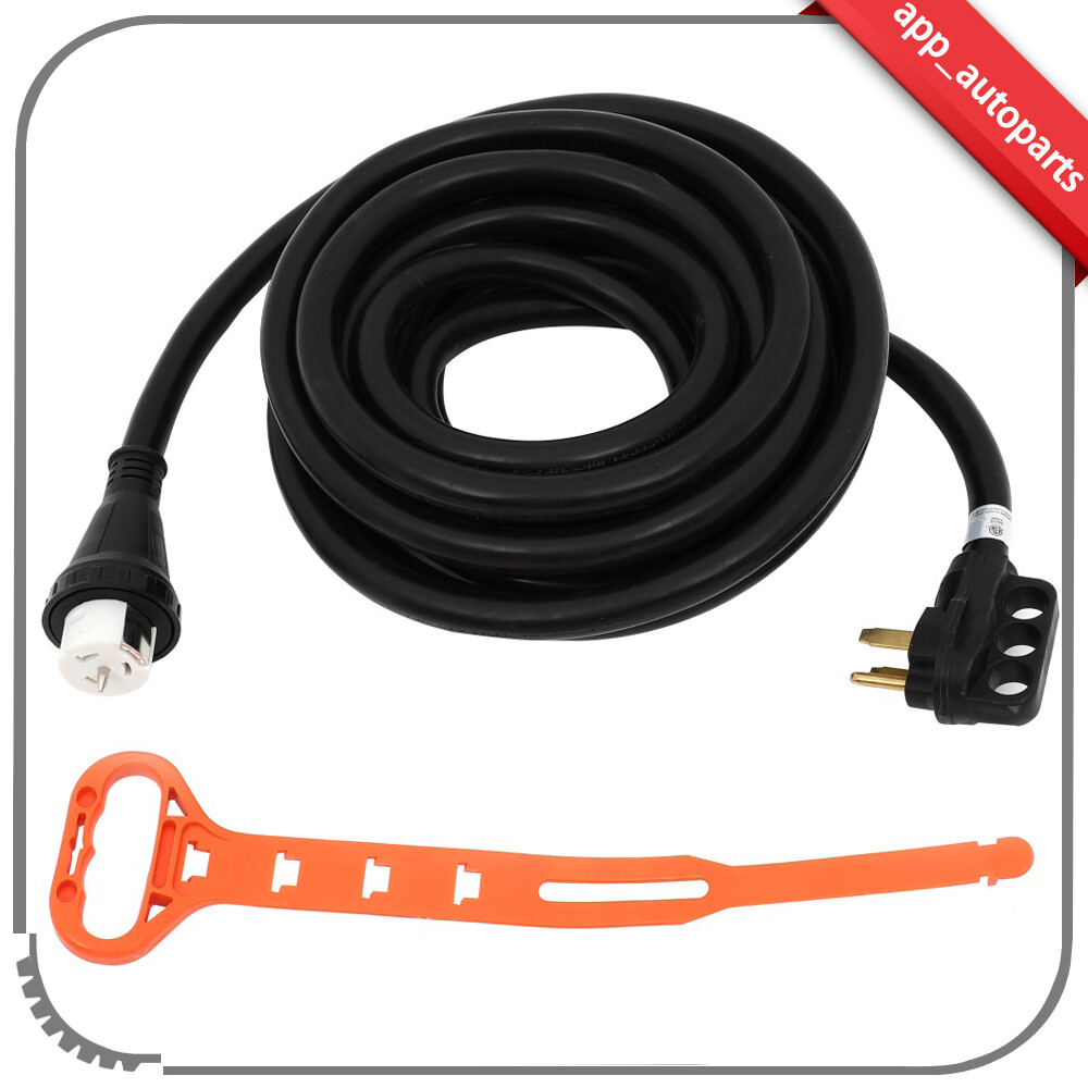 RV Extension Cord 36 ft 50 amp RV Power Cable Rain Proof Twist Lock