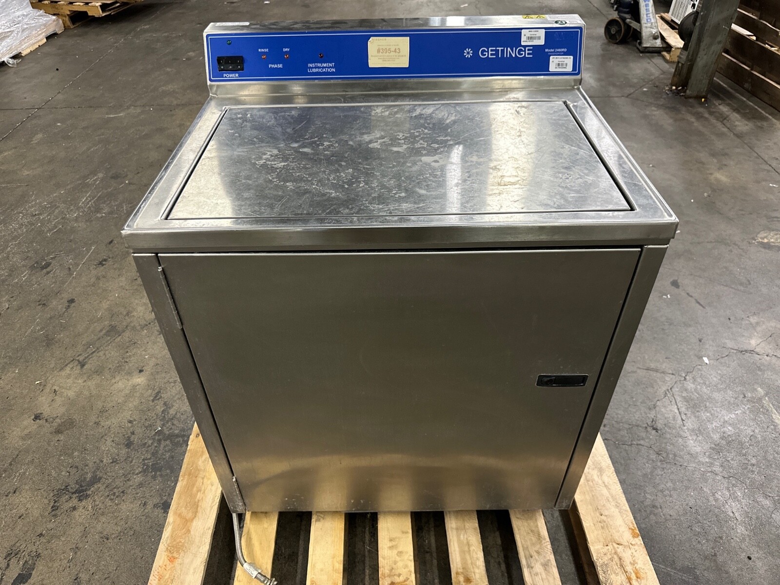 Getinge 2460RD Rinser Dryer for Ultrasonic Cleaner eBay