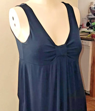 Tommy Bahama Black Jersey knit Knotted Front Sexy Mini Dress Women’s Size XS