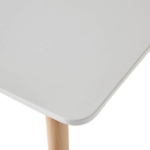 Tavolo Da pranzo cucina moderno Rettangolare Design gambe In Legno 110x70x74cm - Foto 7 di 10