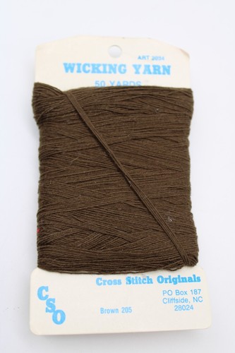 12 Skeins Spools Lot Candle Wicking Wick Yarn Cross Stitch CSO Cotton 3 ply - Picture 14 of 17