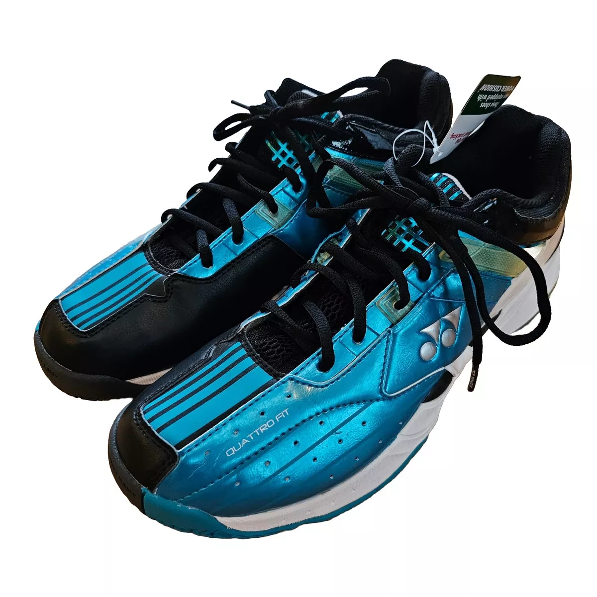 Yonex Power Cushion Tennis Shoes Mens Size 11.5 Quattro Fit Blue