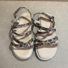 Toddler girls leopard sandal size 9