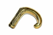 Brass Handle For Walking Stick Cane Vintage Victorian Working Handmade designer