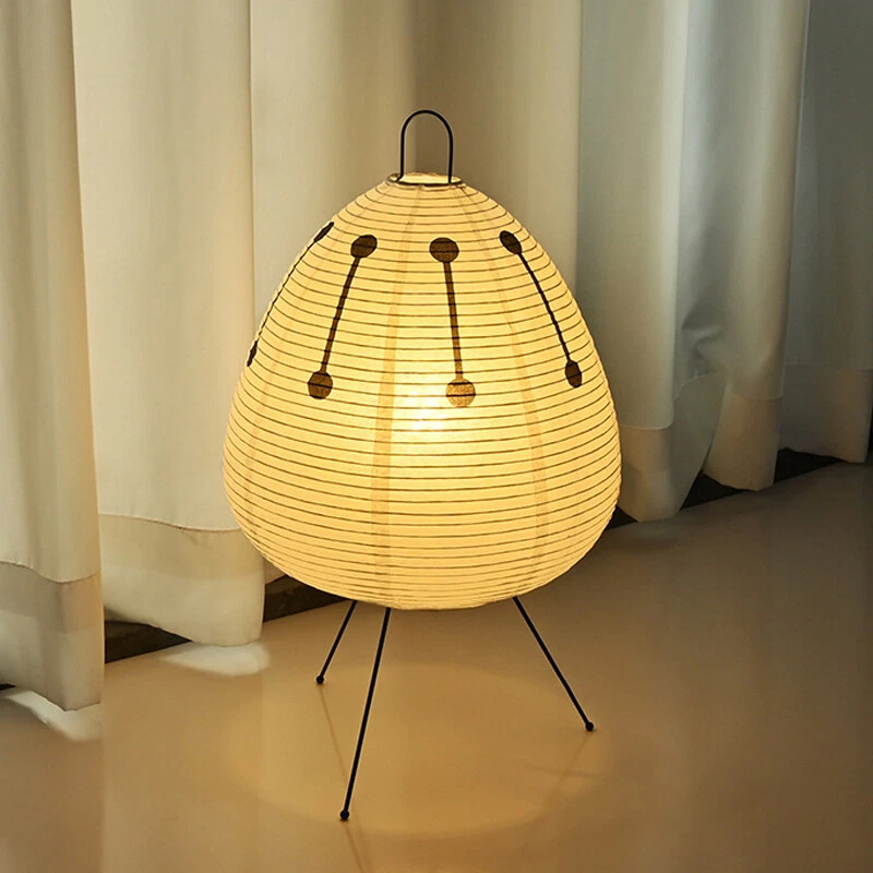 Japanese Rice Paper Table Lamps Akari Noguchi Yong Desk Lamp Bedroom Night Light