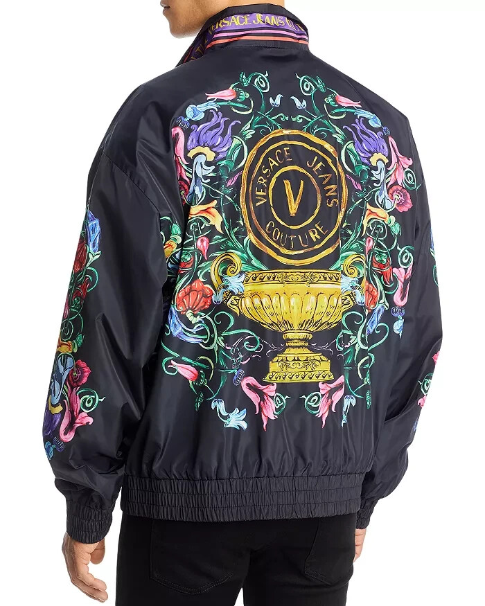 Versace Jeans Couture L132901 Black Multi V-Emblem Garden Versace Jeans Couture L132901 Black Multi V-Emblem Garden