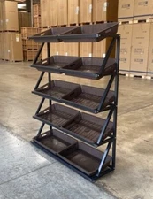 NEW Market Retail Display Rack Shelf Merchandiser Fruit Vegetable Snack Basket