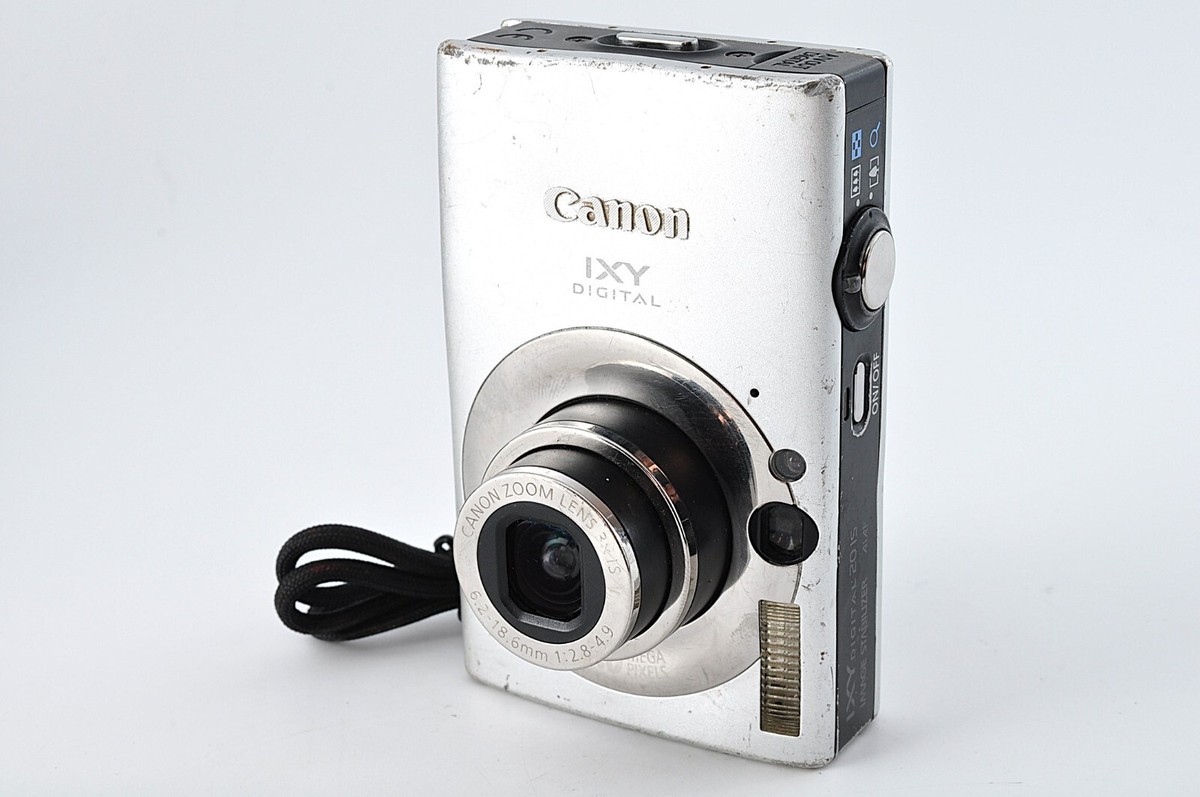 CANON キャノン IXY DEGITAL 20 IS シルバー#1115 CANON IXY DEGITAL 20 IS Silver Compact Digital Camera #1115