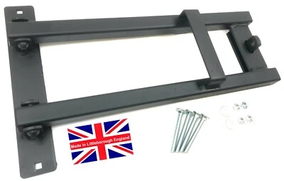Security Locking Bar BLACK Double Hinged Arm Shed Door Locking UK ZB