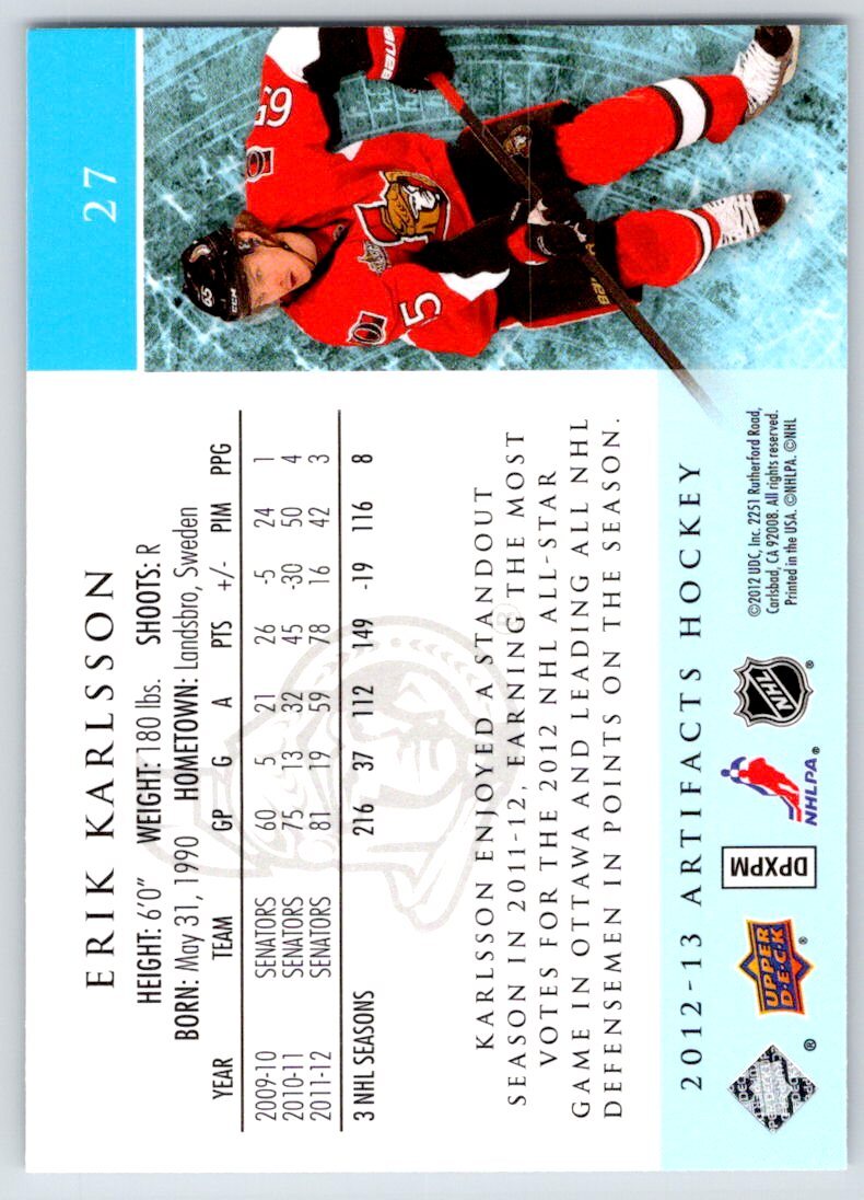 2012-13 Upper Deck Artifacts NHL Hockey Cards - U-Pick From List - Picture 55 of 201