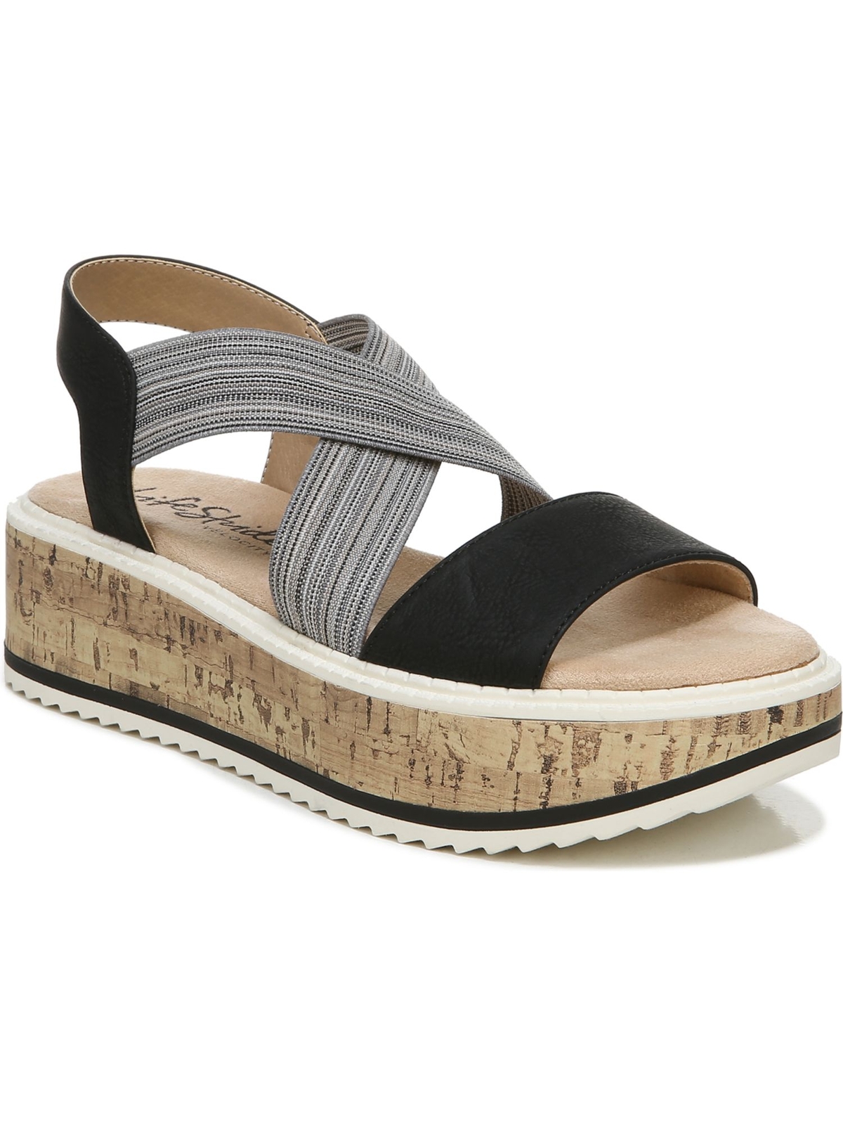 Женские черные босоножки-слипоны на платформе LIFE STRIDE Clementine с круглым носком, 10 М