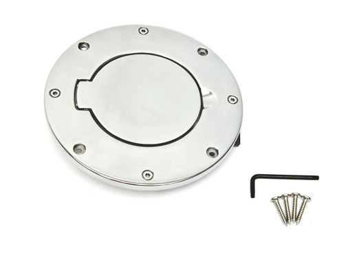 Trappe à essence aluminium Jeep Wrangler TJ pour remplacer le cache plastique cassé