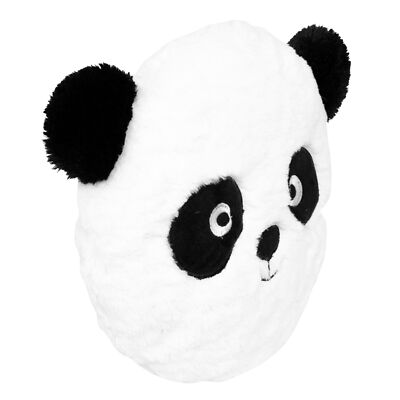 Rundes Kissen PANDA mit Ohren, Ø 27 cm