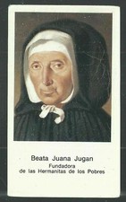 Holy card de la Beata Juana Junga santino image pieuse andachtsbild