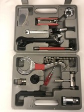 UNIVERSAL BICYCLE HOME MECHANIC 25PC TOOL KIT SET REPAIR With A Case