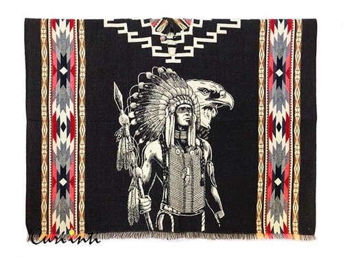 WHOLESALE LOT OF 50 ALPACA HOODED URCUQUI PONCHOS WITH ANDEAN DESIGN 82V - Picture 20 of 24