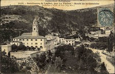 La Turbie France France ~ 1910 Sanctuaire de Laghet Church Church Run