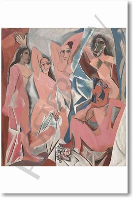 Les Demoiselles d'Avignon 1907 by Pablo Picasso - NEW Famous Fine Art POSTER