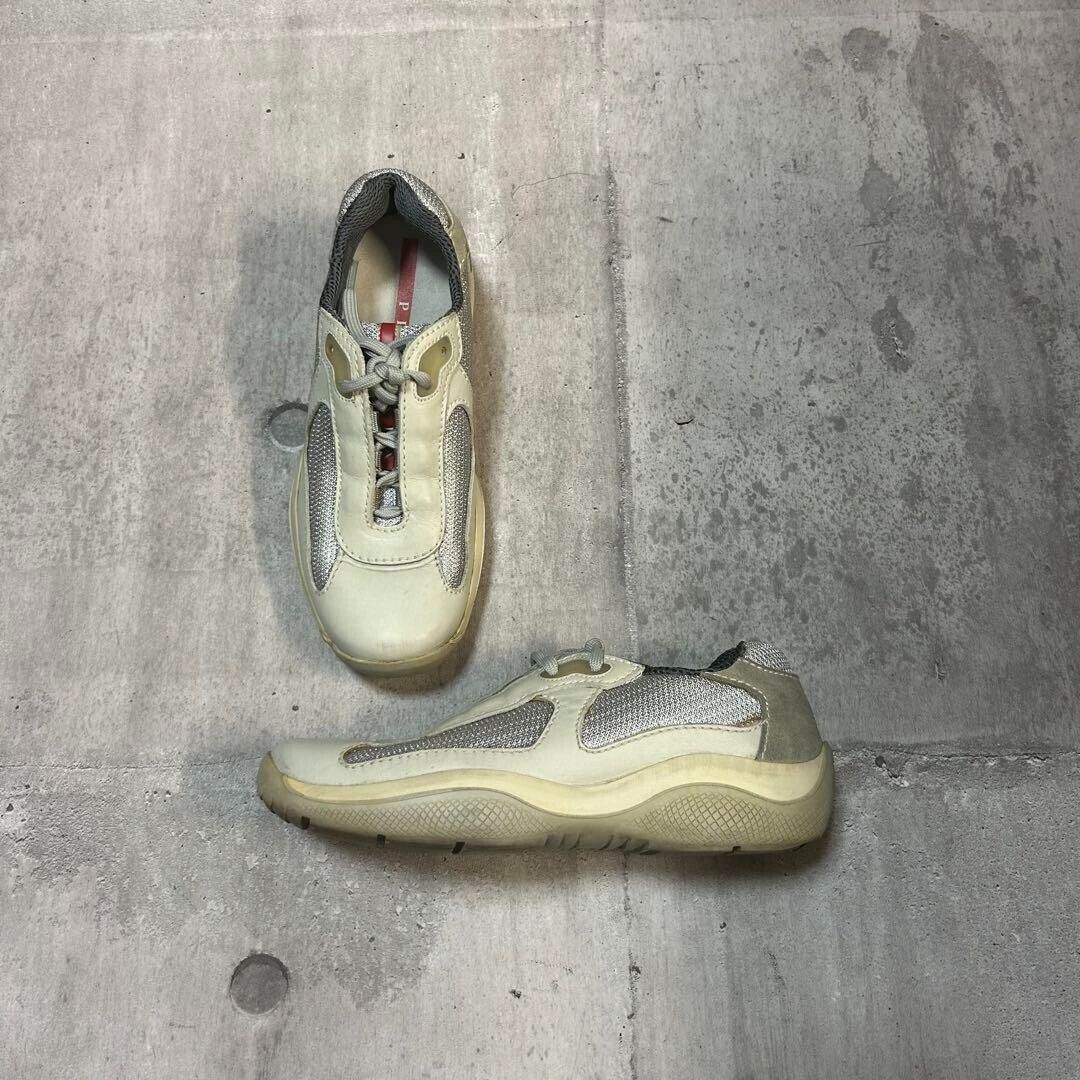 PRADA SPORT 04AW Archive America's Cup Leather Sneakers Size PRADA SPORT 04AW Archive America's Cup Leather Sneakers Size