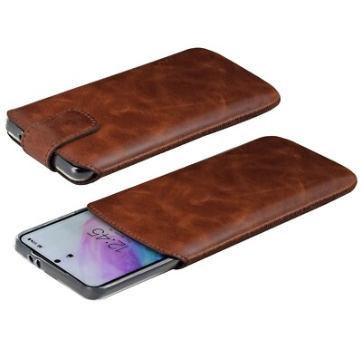 Sacchetto da Uoo Pelle per Cellulare, Fondina Cellulare Cintura con