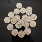 Lot of 20 - 1960s silver Roosevelt Dimes - 90% silver - $2 face value