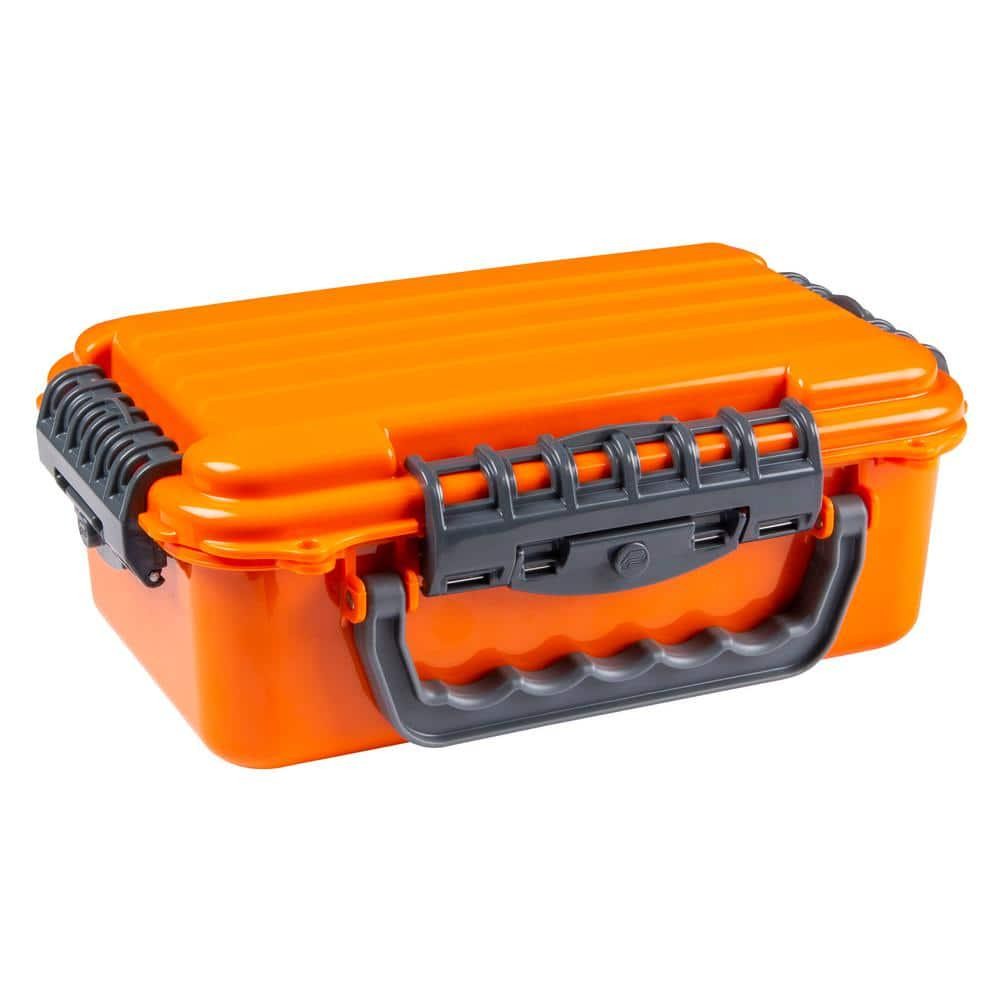 Plano Large ABS Case with Handle in Orange , Waterproof and airtight