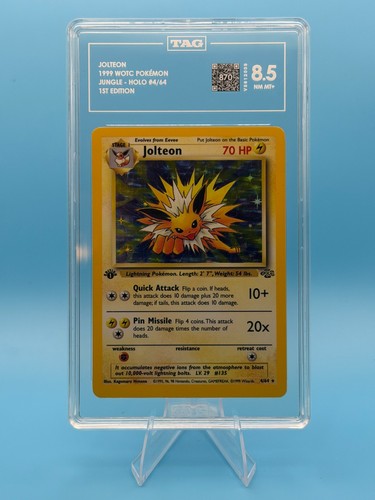 Jolteon (1st Edition) graded TAG 8.5 for sale on eBay