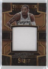 2022 Panini Select Throwback Memorabilia Copper Prizm 28/49 Dejounte Murray z1r