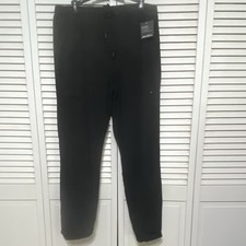 Eddie Bauer Polar Fleece-Lined Black Jogger P...