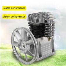 3HP Cylinder Piston Style Air Compressor Pump Head Air Tool With Silencer 2.2kw