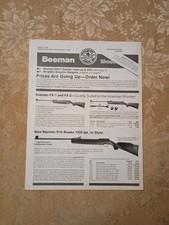 Beeman Shooter News March 15 1987 Air Rifle Catalog Newsletter Paperback Booklet