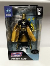 McFarlane Digital DC Direct Silver Age JLA DOCTOR DR. FATE Platinum Chase Figure