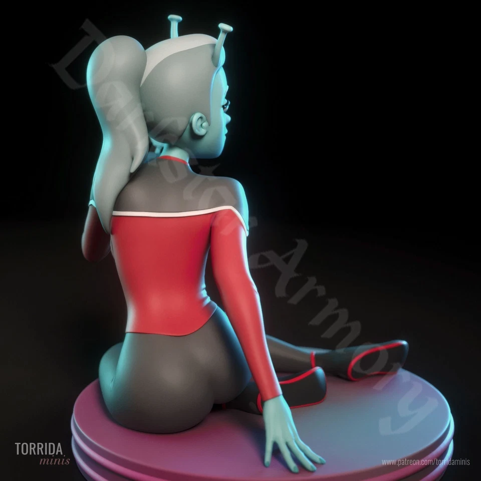 Star Trek Jennifer NSFW | Kit de resina femenina SFW escala 1/10 1/12 1/18 1/24 Foto 2 de 4