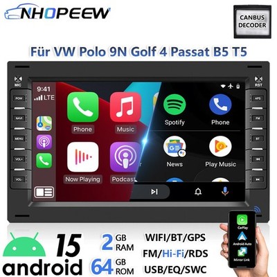 Android Auto Carplay GPS Navi WiFi FM HD Für VW Fox 5Z 5Z1 5Z3 5Z4 5Z5 RCD200
