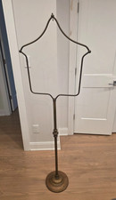 Vintage Antique 68" Tall Brass Bird Cage Stand Cast Iron Base F&H MFG CO CHICAGO