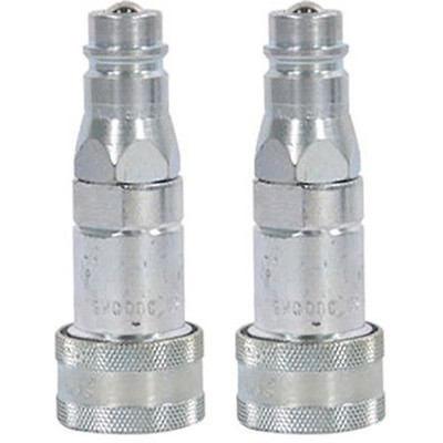 Hydraulic Coupler Adapter Pair Fits John Deere Old Style Fem to ISO Pioneer Male