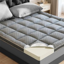 3 Inch Mattress Topper Rv King Size - 1300GSM Memory Foam Pillow Top, Ultra Soft
