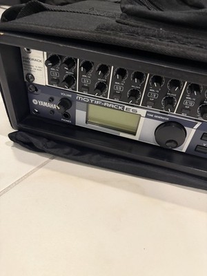 Yamaha Motif ES RACK w/ Behringer 16 Ch mixer