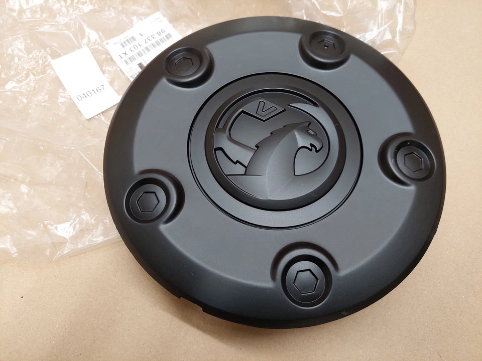 Tapacubos centrales de rueda Vauxhall Vivaro C 2019-en 98337103XT genuino NUEVO Foto 3 de 4