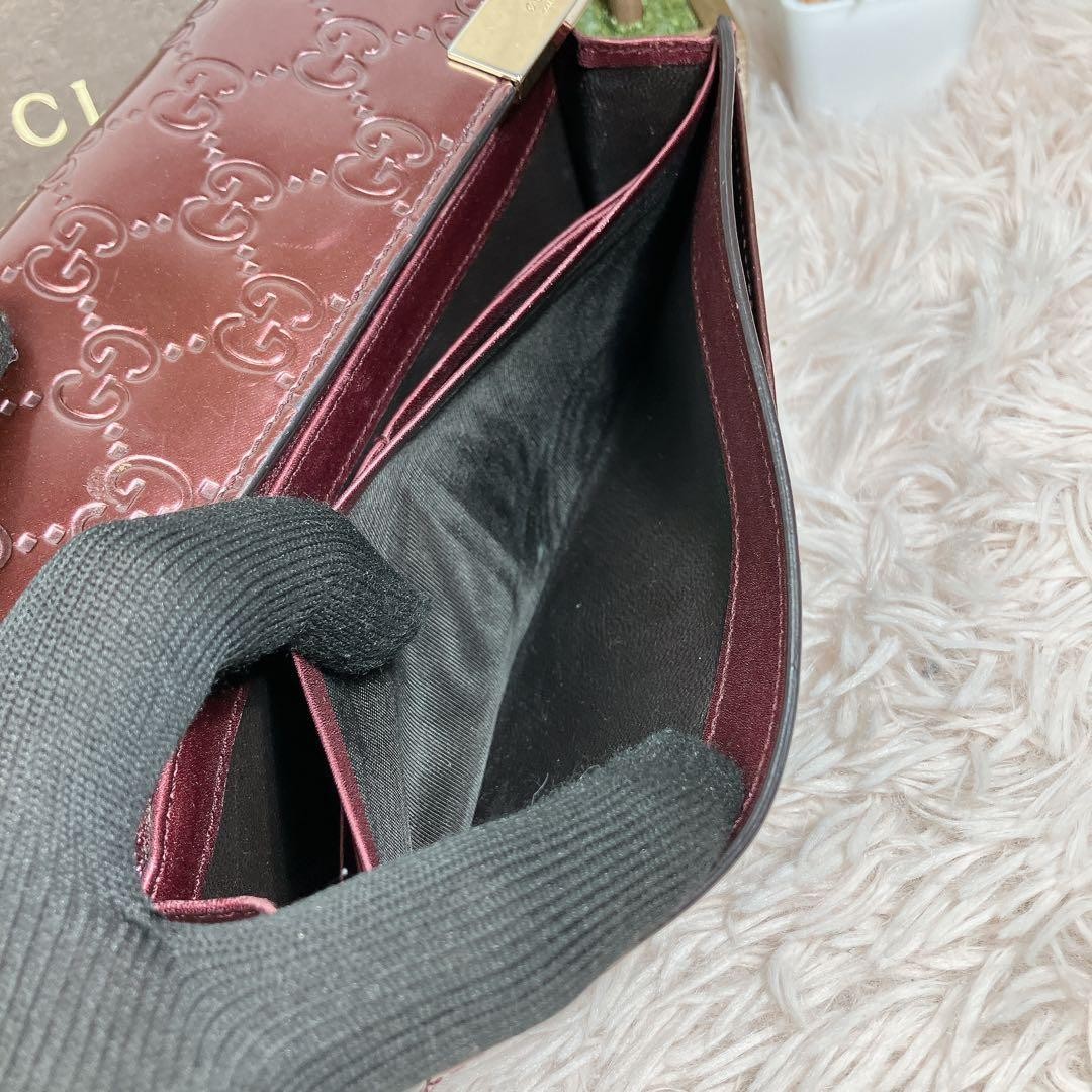 Gucci Long Wallet GG Bordeaux PVC Authentic G0106853 thumbnail 16