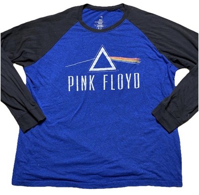Pink Floyd Prism Raglan Shirt Mens 2XL Long Sleeve Dark Side of the Moon