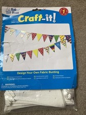 Baker Ross EV858 Fabric Bunting _ make your own - EYFS -8 meters 