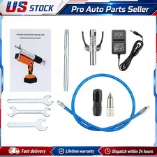 Cordless Electric Grease Gun 21V 4000mAh Battery Operated Storage Box Orange