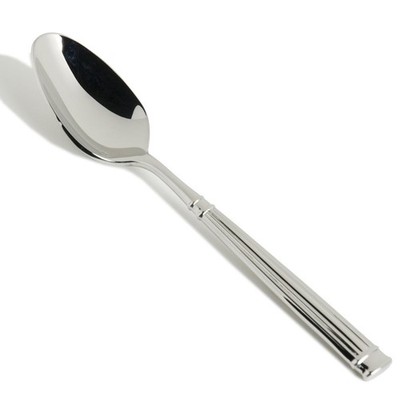 Doria 18/10 Stainless Steel Flatware Serving Spoon, 9-Inch,Silver