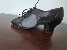 Coast Ballroom Dance Shoes. RITA, Size 7 , Black /Black Mesh 2" heel